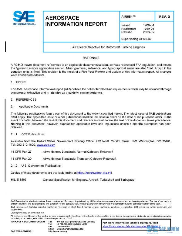 SAE AIR984D PDF SAE AIR984D PDF
