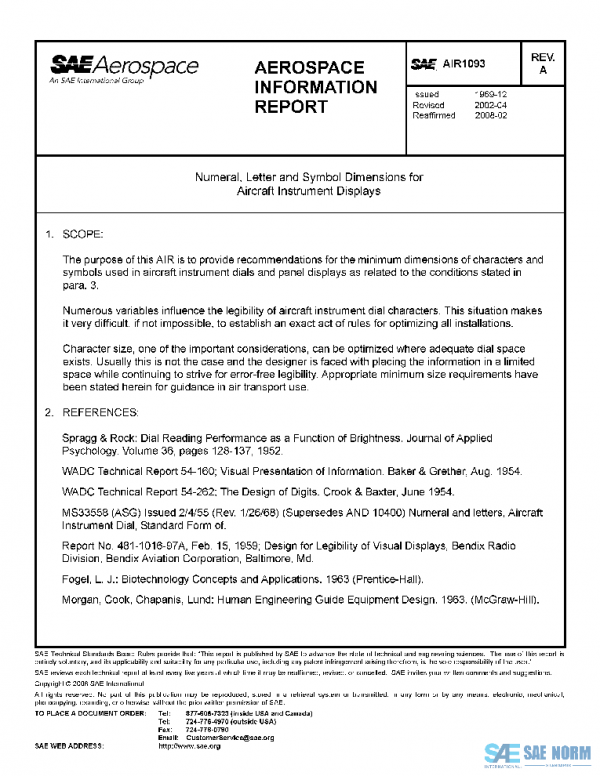 SAE AIR1093A PDF