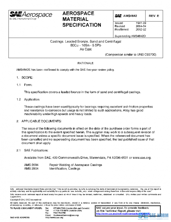 SAE AMS4842E PDF