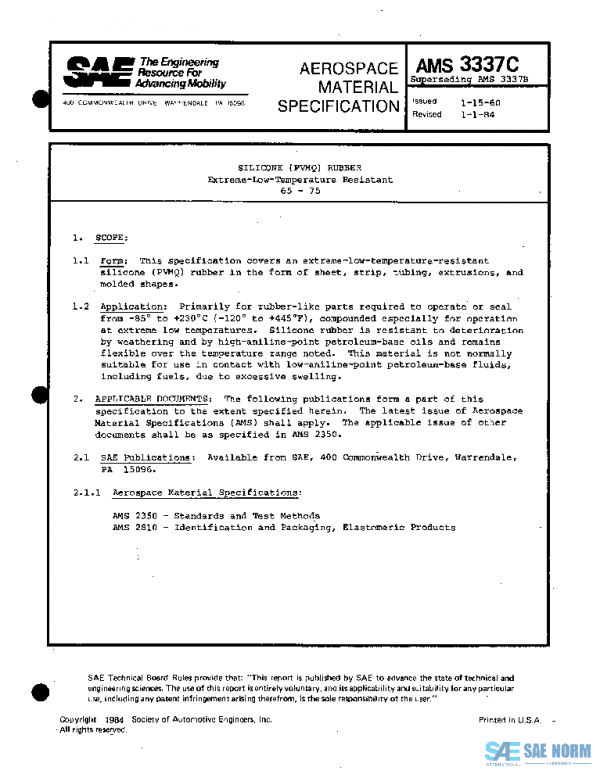 SAE AMS3337C PDF SAE AMS3337C PDF