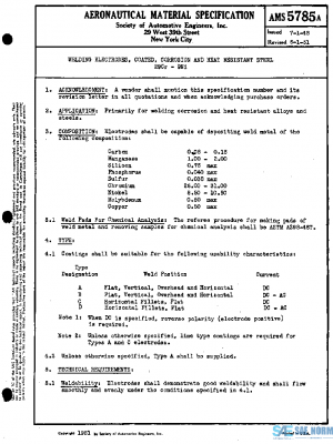SAE AMS5785A PDF SAE AMS5785A PDF