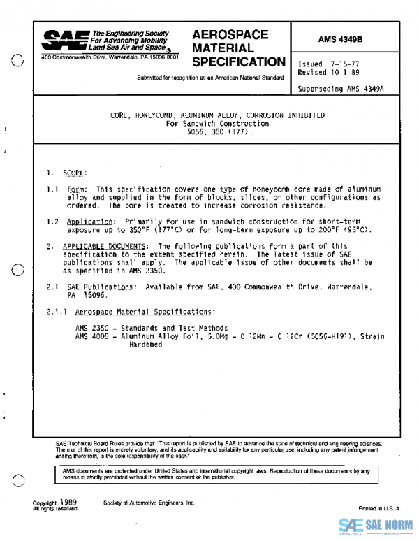 SAE AMS4349B PDF