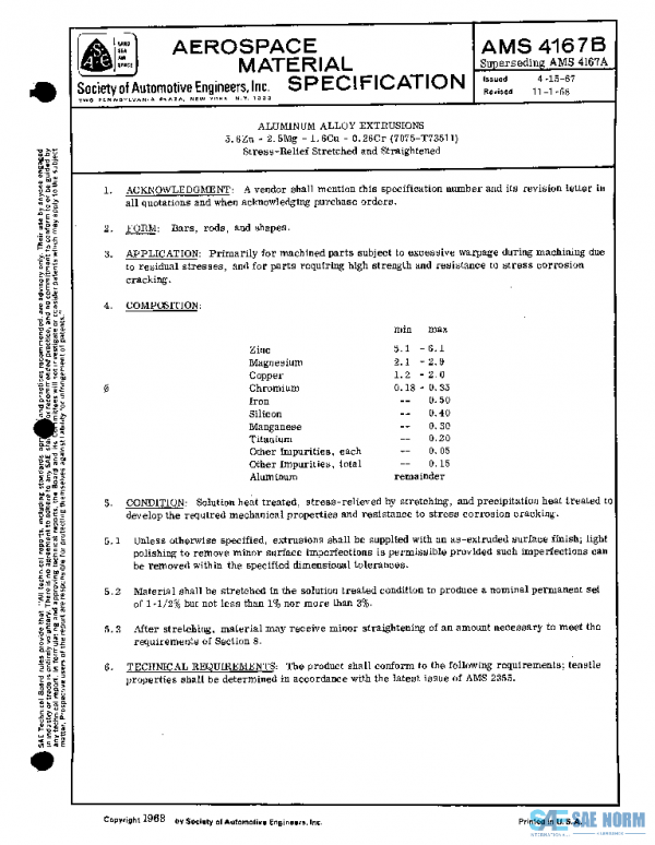 SAE AMS4167B PDF