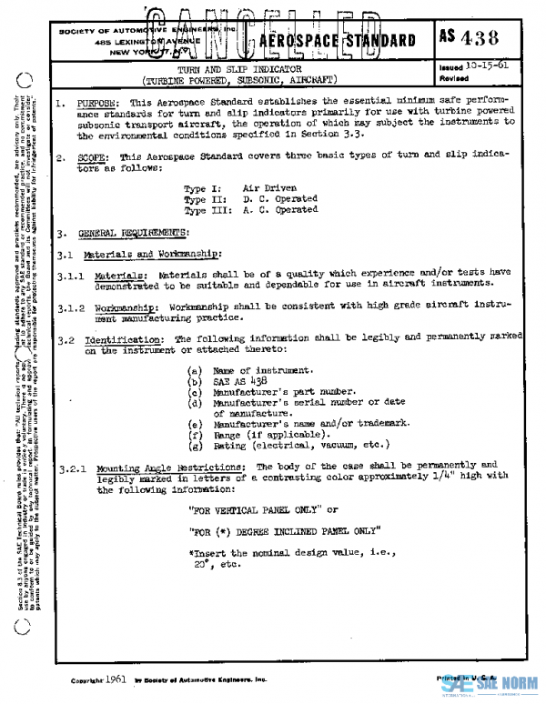 SAE AS438 PDF
