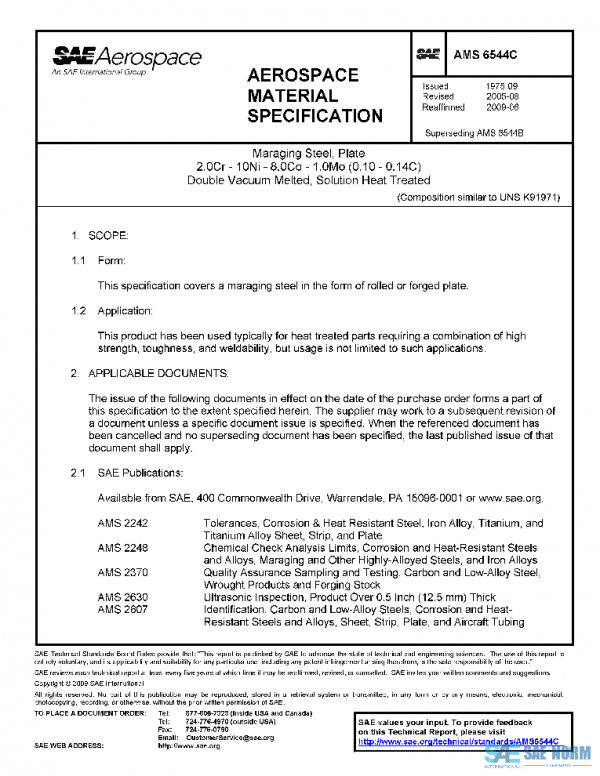 SAE AMS6544C PDF