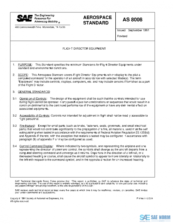 SAE AS8008 PDF SAE AS8008 PDF