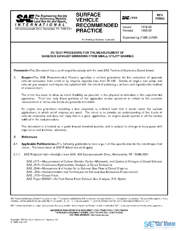 SAE J1088_199302 PDF