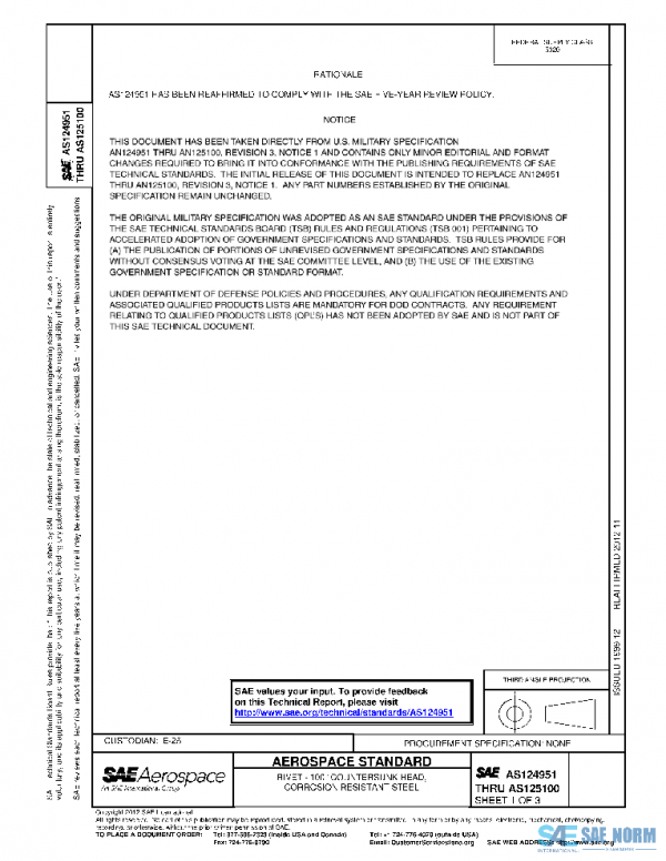 SAE AS124951 PDF