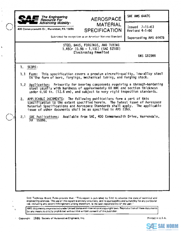 SAE AMS6447C PDF SAE AMS6447C PDF