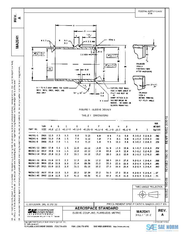 SAE MA2041A PDF SAE MA2041A PDF