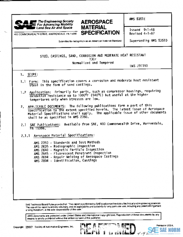 SAE AMS5351E PDF
