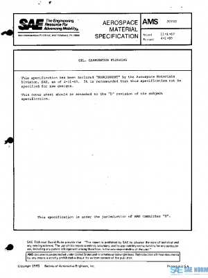 SAE AMS3070D PDF