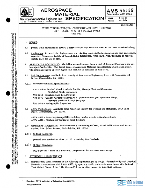 SAE AMS5558B PDF