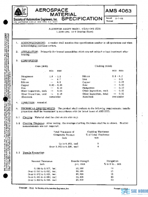 SAE AMS4063 PDF