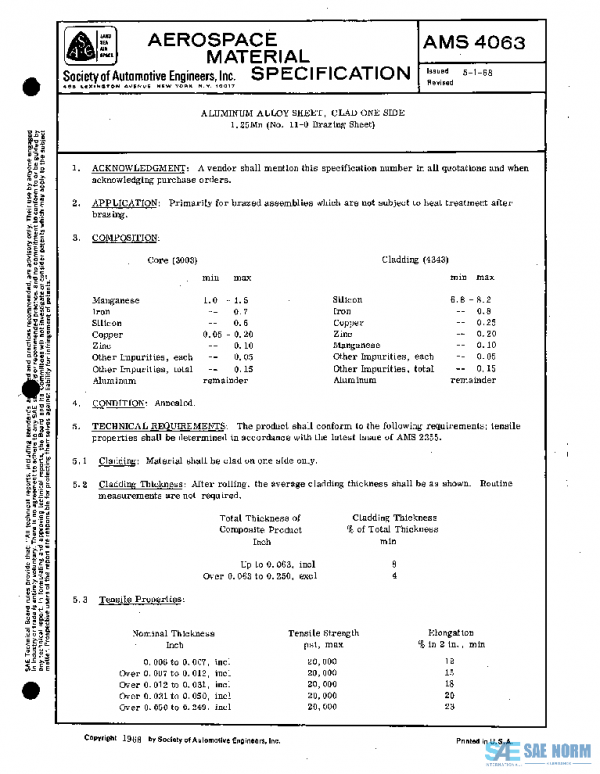 SAE AMS4063 PDF