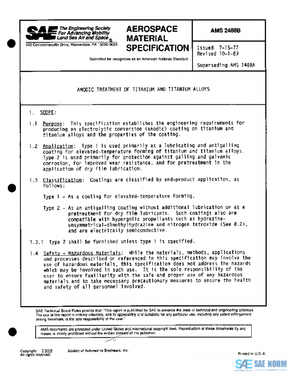 SAE AMS2488B PDF
