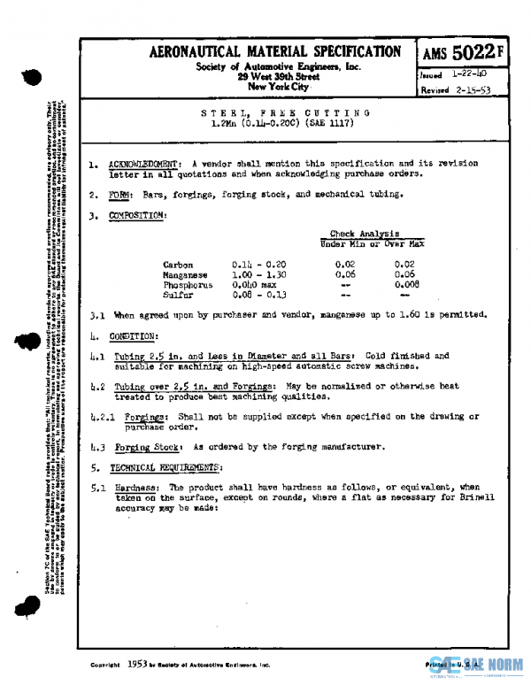 SAE AMS5022F PDF