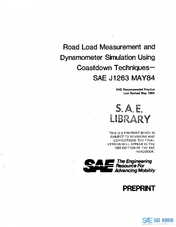 SAE J1263_198405 PDF