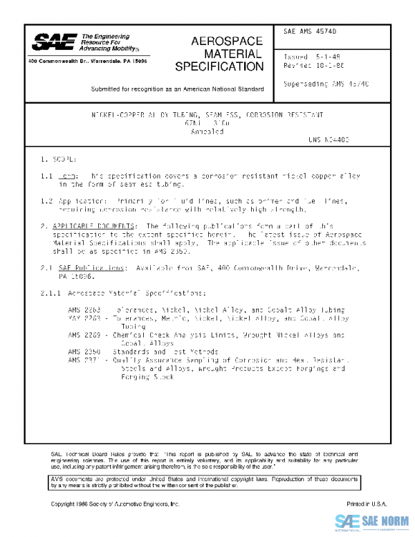 SAE AMS4574D PDF SAE AMS4574D PDF