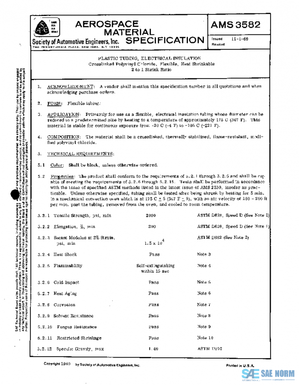 SAE AMS3582 PDF SAE AMS3582 PDF