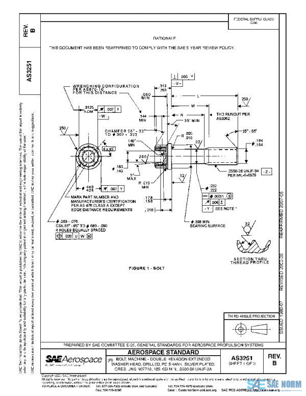 SAE AS3251B PDF