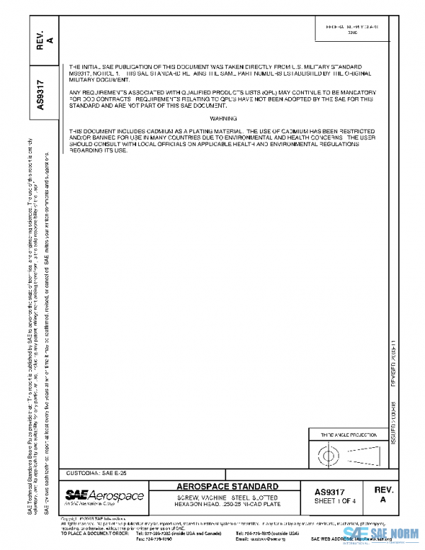 SAE AS9317A PDF