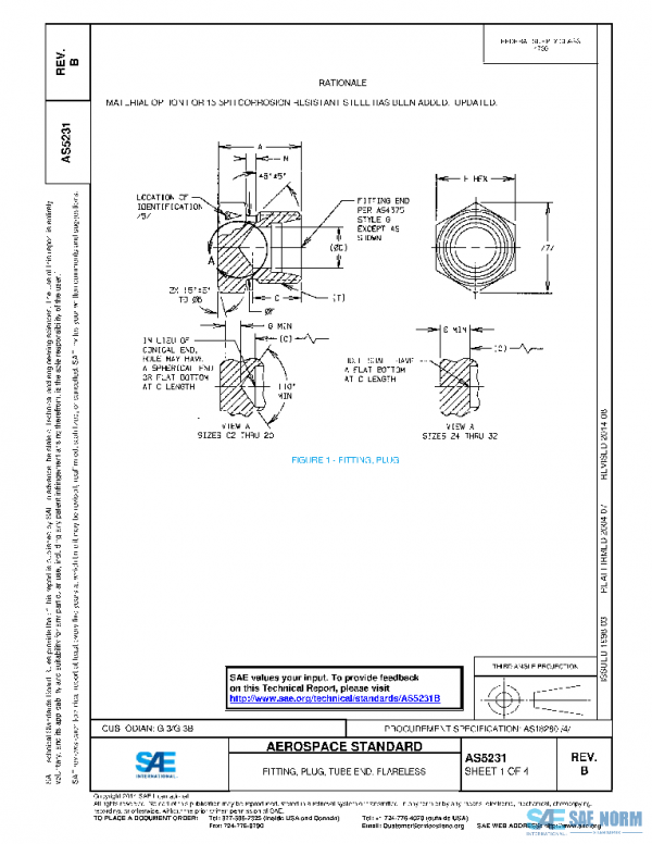 SAE AS5231B PDF