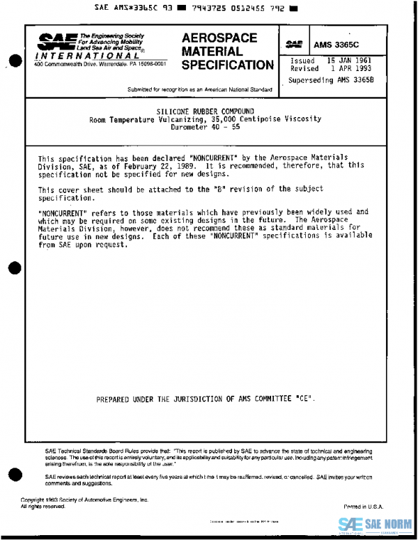SAE AMS3365C PDF