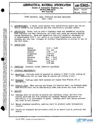 SAE AMS5365A PDF SAE AMS5365A PDF