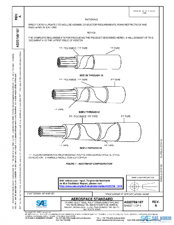 SAE AS22759/187A PDF SAE AS22759/187A PDF