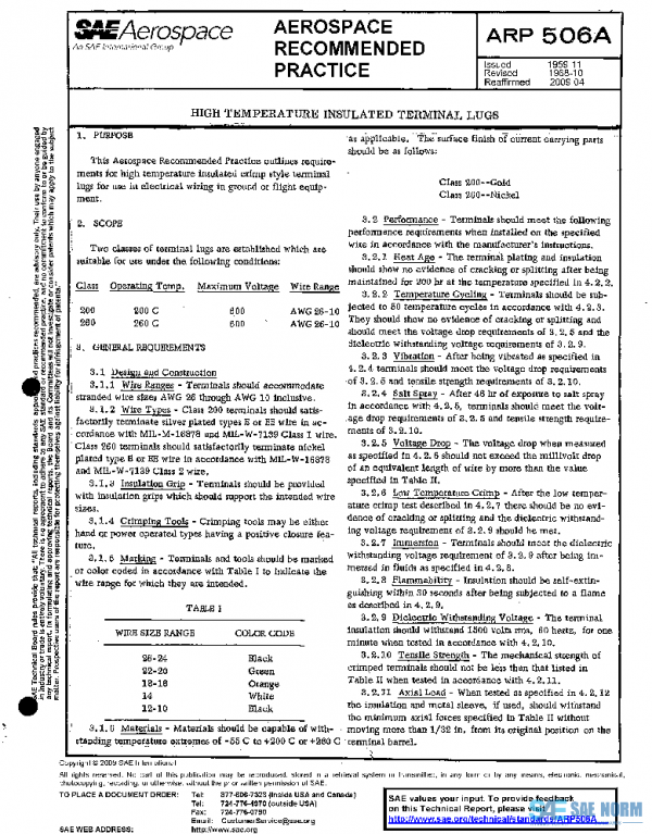 SAE ARP506A PDF SAE ARP506A PDF