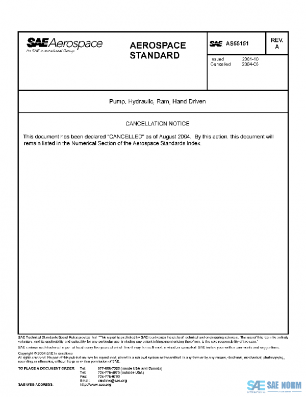 SAE AS55151A PDF SAE AS55151A PDF