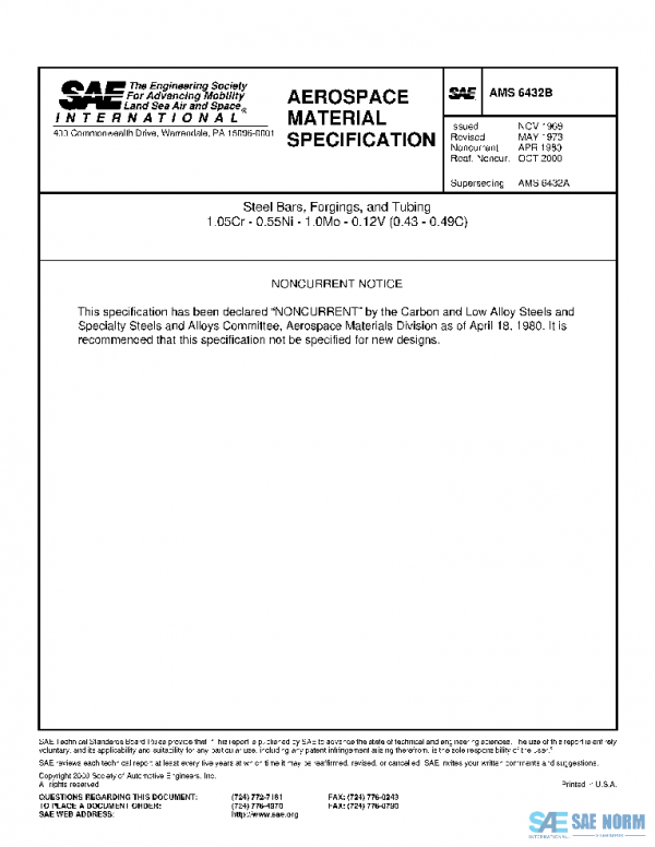 SAE AMS6432B PDF