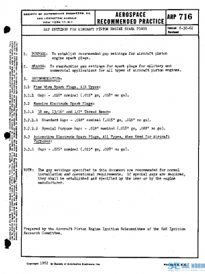 SAE ARP716 PDF