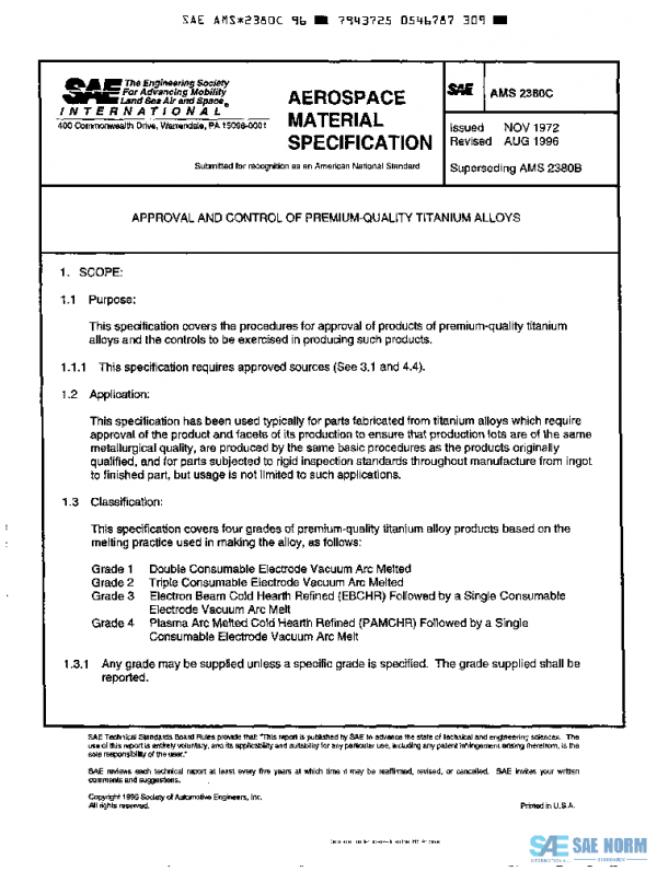 SAE AMS2380C PDF