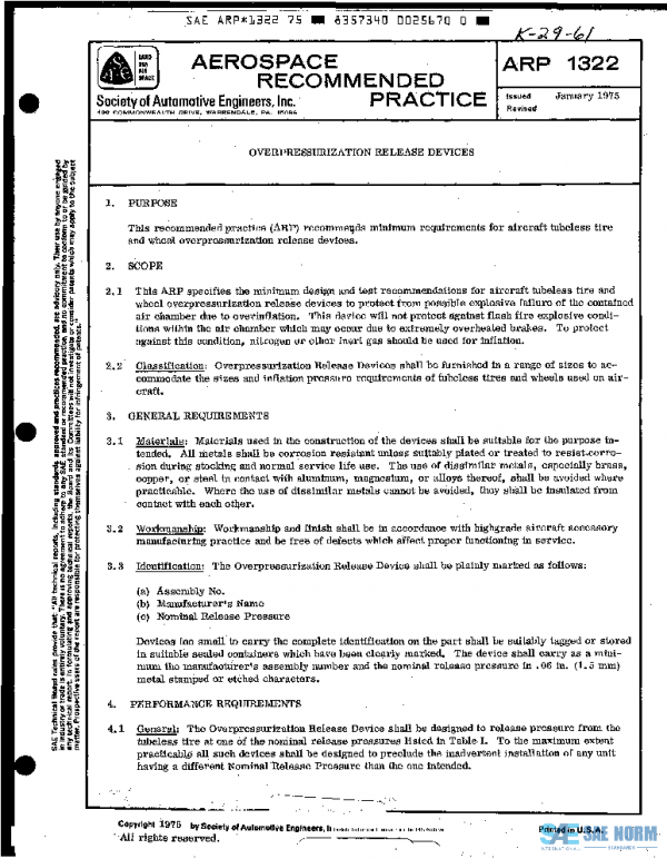 SAE ARP1322 PDF