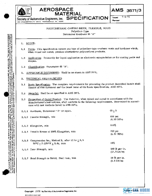 SAE AMS3571/3 PDF