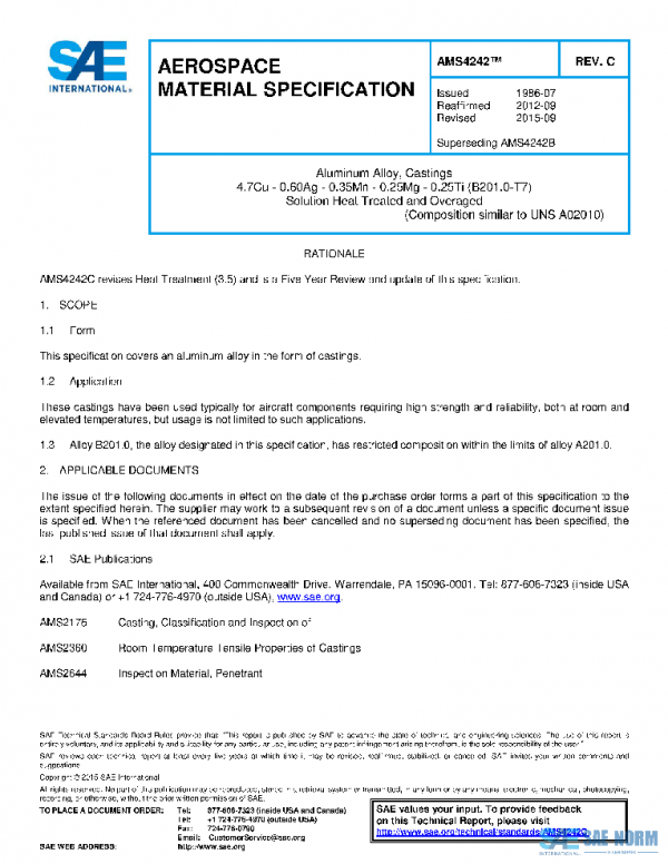 SAE AMS4242C PDF