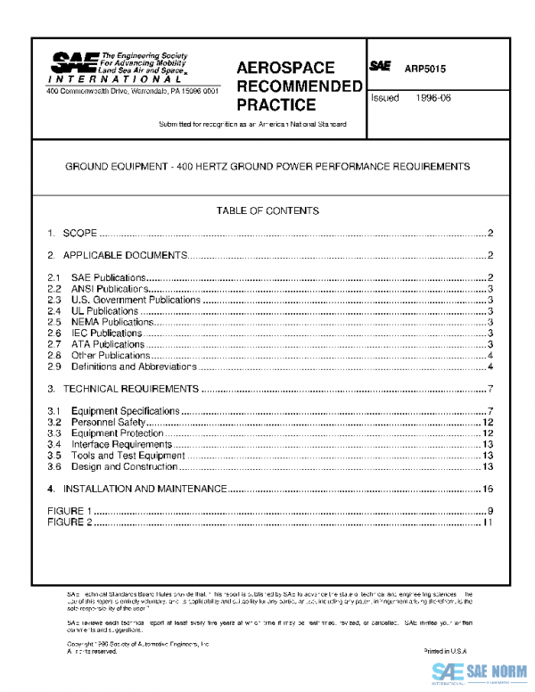 SAE ARP5015 PDF