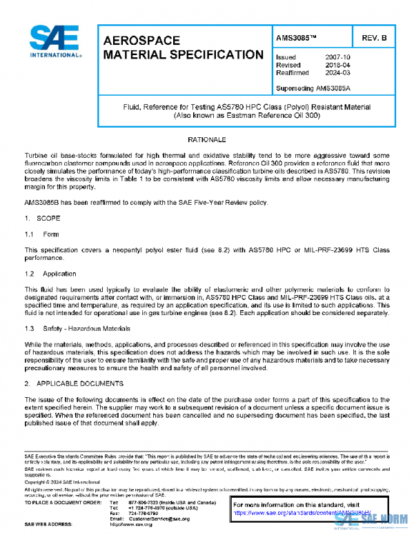 SAE AMS3085B PDF