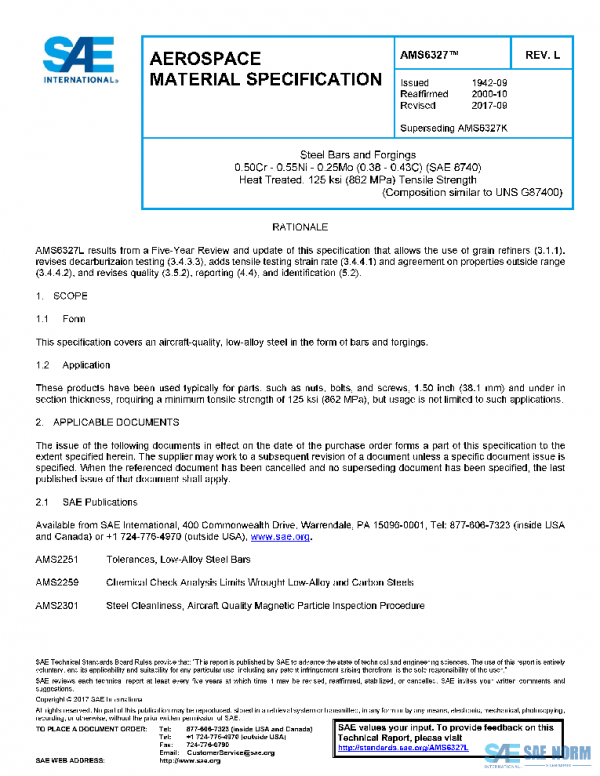 SAE AMS6327L PDF