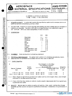SAE AMS4058B PDF