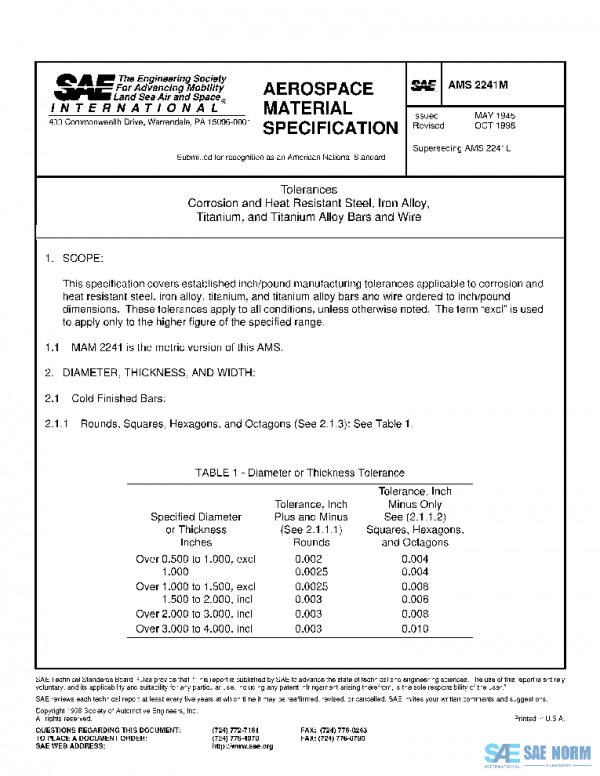 SAE AMS2241M PDF