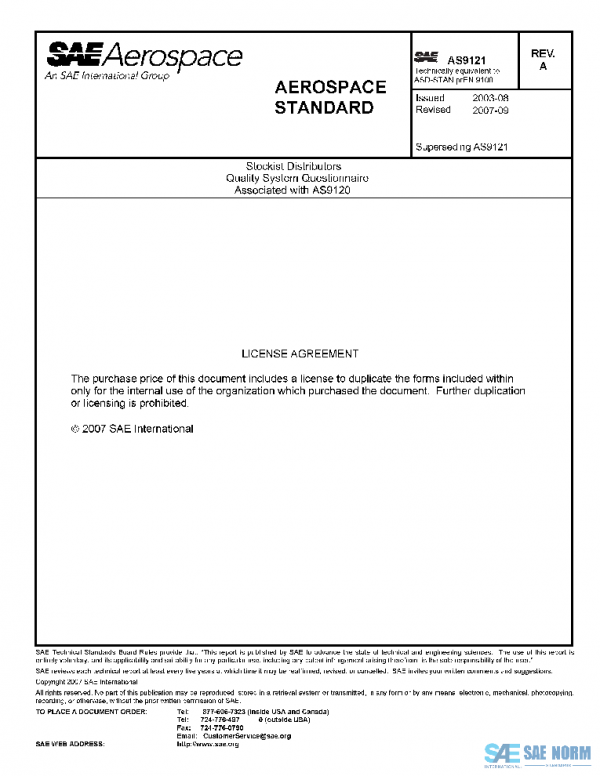 SAE AS9121A PDF