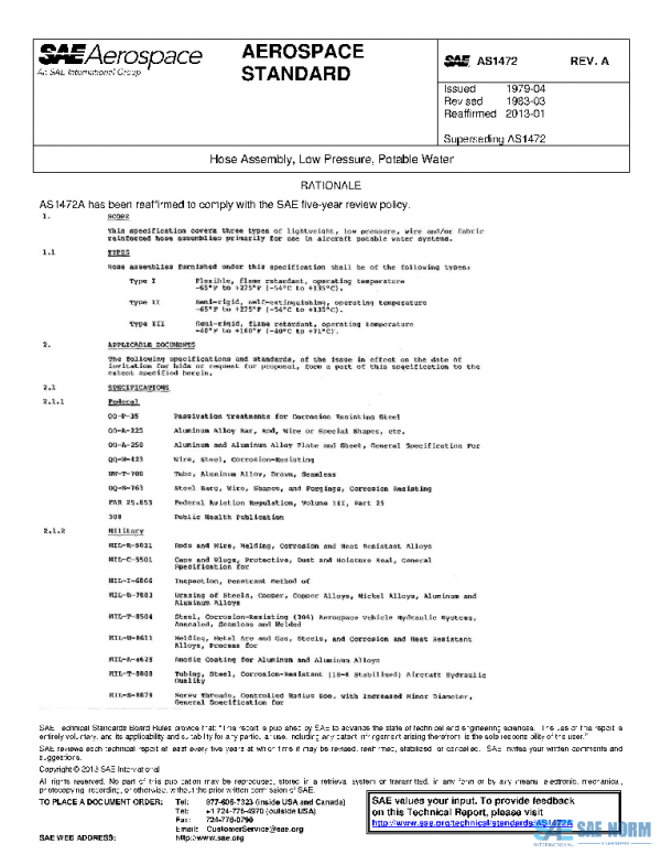SAE AS1472A PDF SAE AS1472A PDF