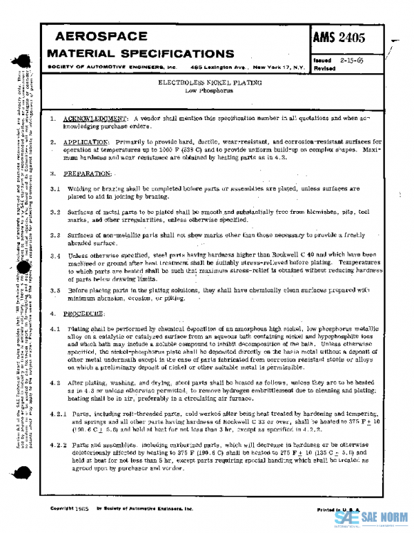 SAE AMS2405 PDF