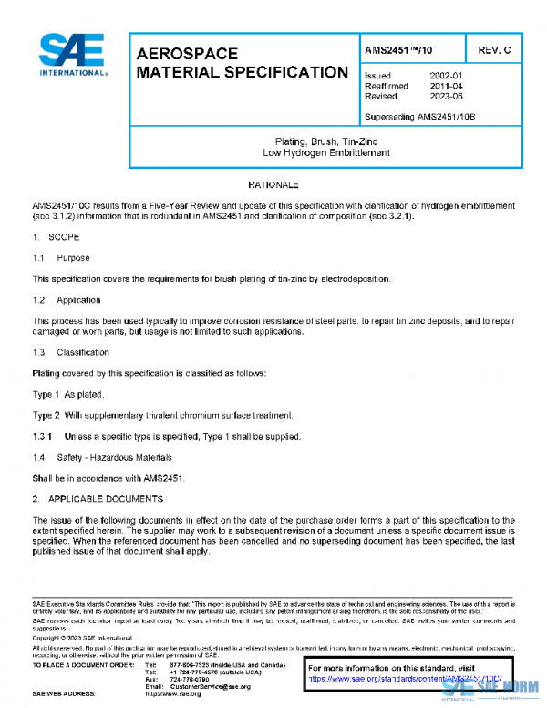 SAE AMS2451/10C PDF