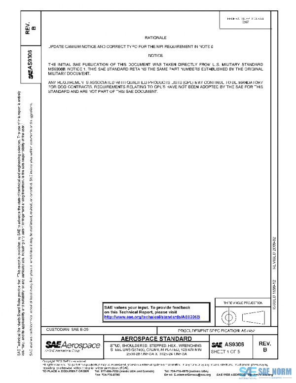 SAE AS9306B PDF