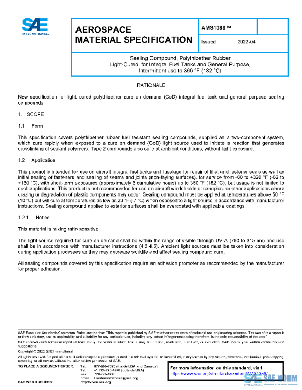 SAE AMS1389 PDF