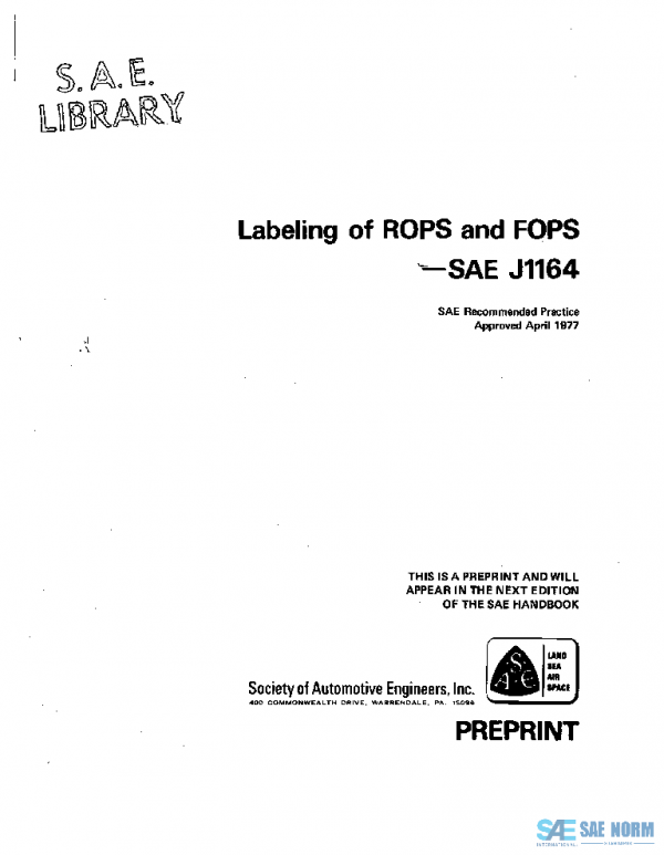SAE J1164_197704 PDF
